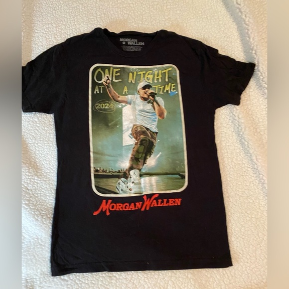 Morgan Wallen Other - Black Graphic Tee Morgan Walker Size small concert tee